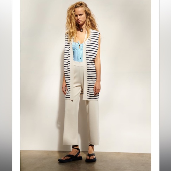 Zara striped knit vest - Picture 2 of 3